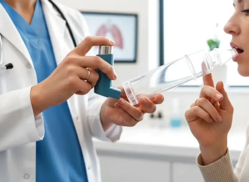 Błędy w technice inhalacji – cichy wróg kontroli astmy i skutecznego leczenia